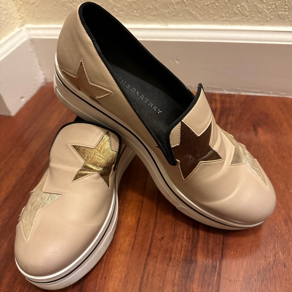 Stella McCartney Binx Stars Slip-On Platform Shoes